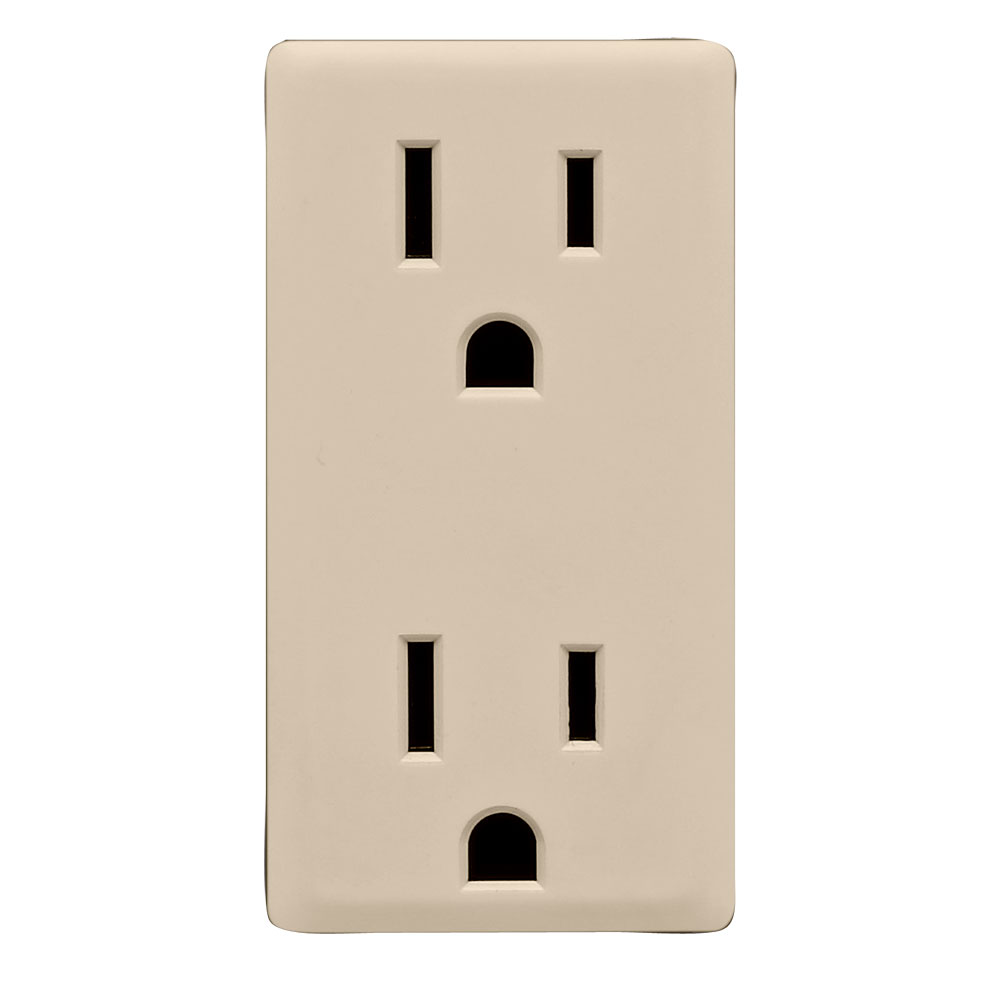 Product image for RENU® 15 Amp Tamper-Resistant Outlet/Receptacle Color Change Faceplate, Navajo Sand