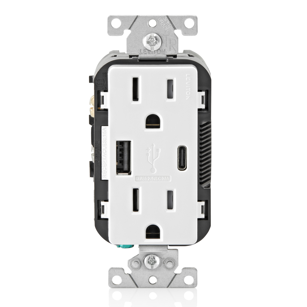 Product image for LEV T5638-20W DECORA TYPE AC USB 15