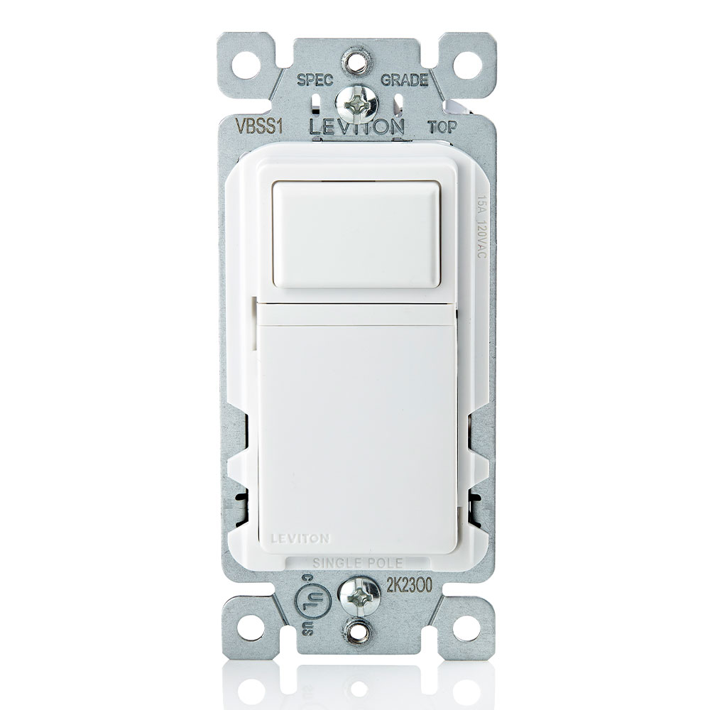 Product image for Decora Evolve 15 Amp Single Pole Switch