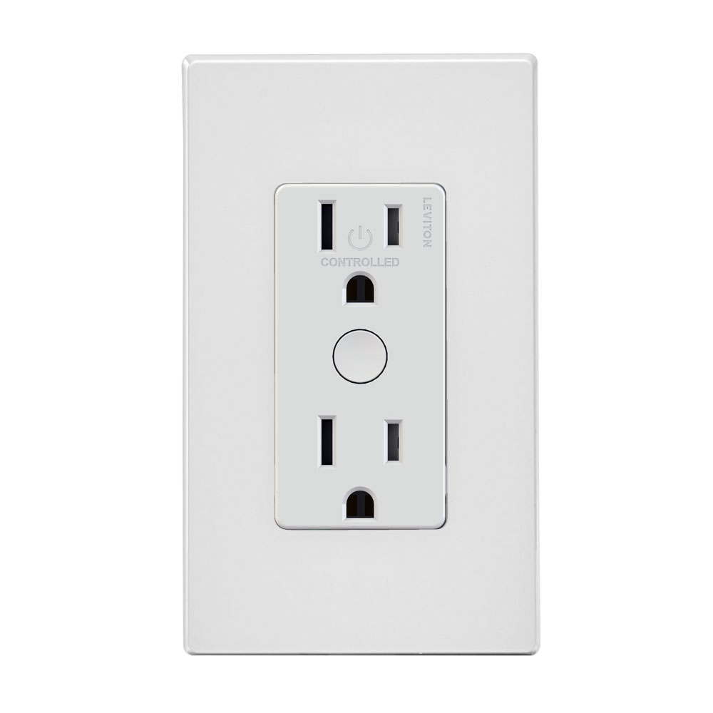 Product image for Decora Smart Outlet, Z-Wave 700 Series