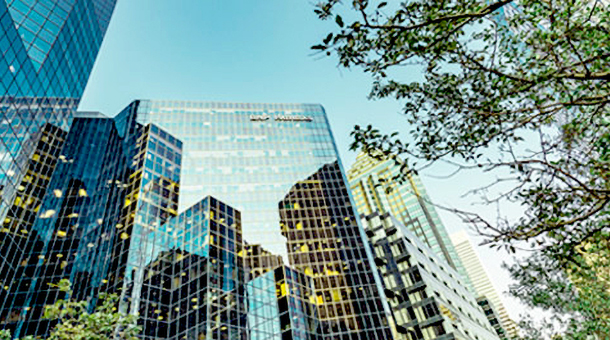 Creating Transparency and Accountability in Commercial Offices - Commercial building downtown