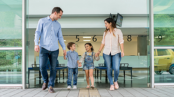 Importance of Emergency Lighting Controls - Happy family