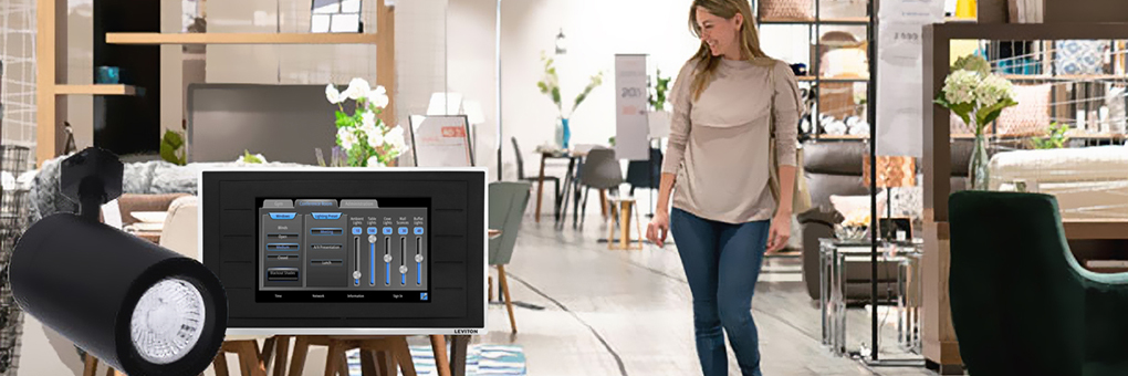 Making the Case for Lighting Control and LED Lighting Solutions in Retail Applications - Customer looking at furniture