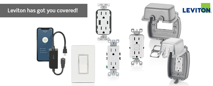 Leviton Lighting and Outlet products
